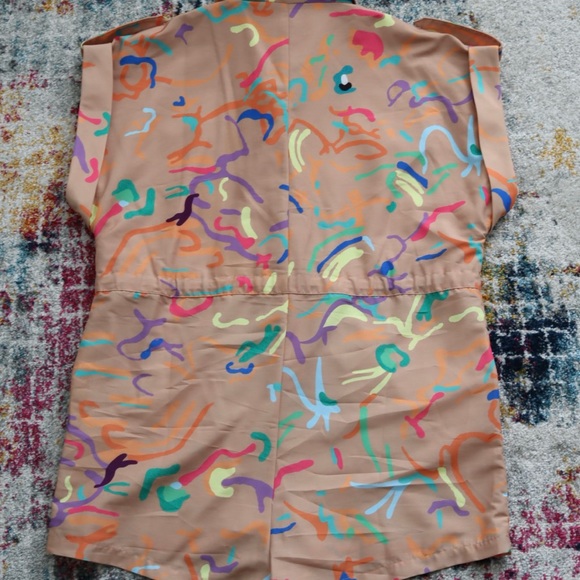 Multi Color Camo Romper - Picture 3 of 3